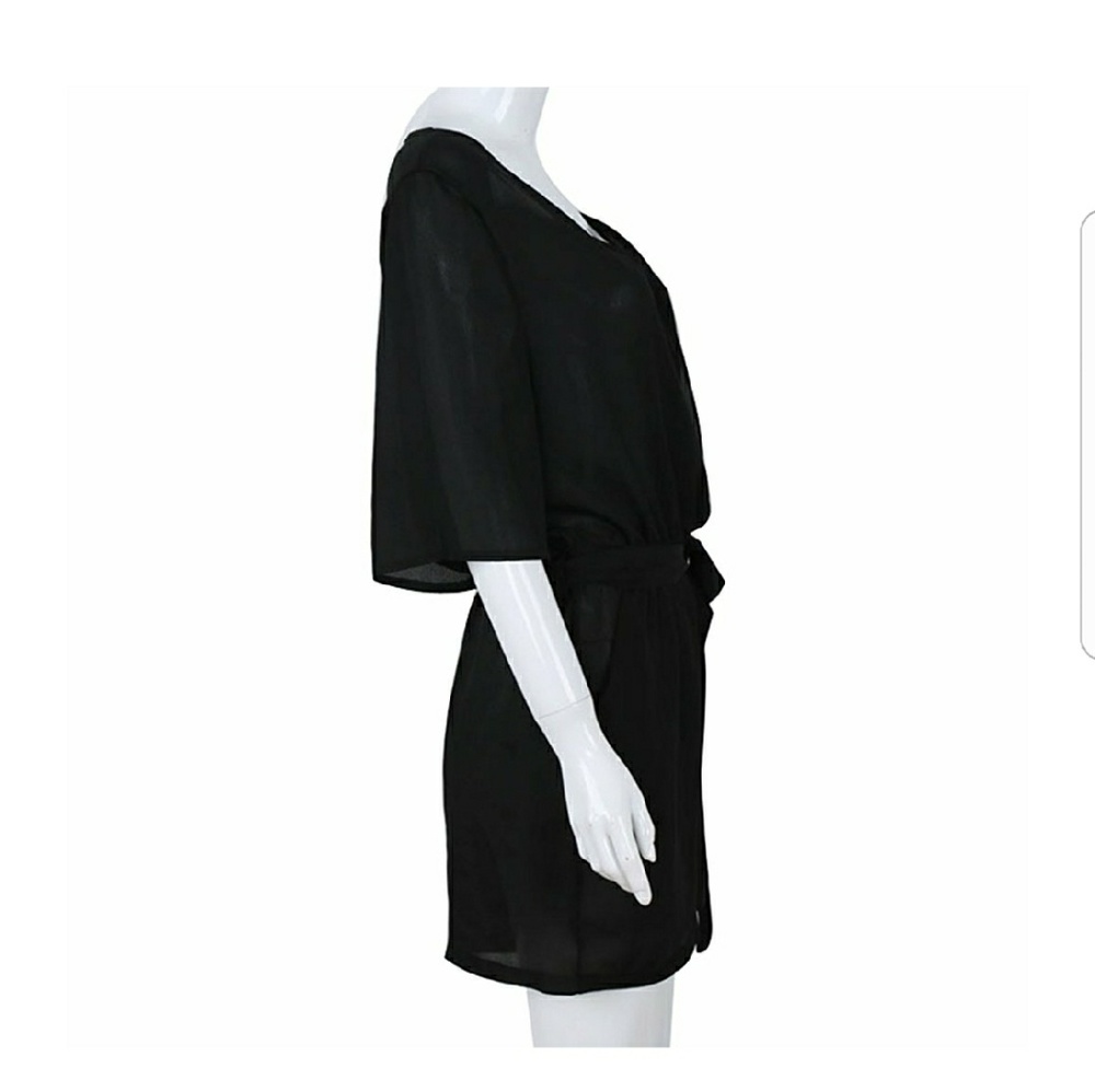 Comfy Casual Black Romper - Picture 4 of 4